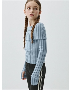 Джемпер с открытыми плечами для девочек Sela