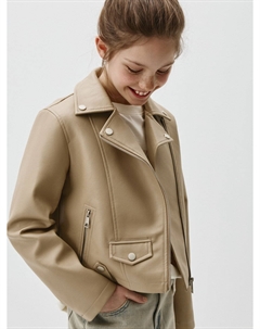 Короткая куртка-косуха для девочек Sela