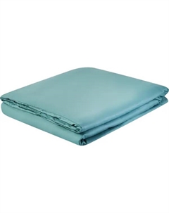 Пододеяльник 205x225 см сатин цвет сине-зеленый Inspire