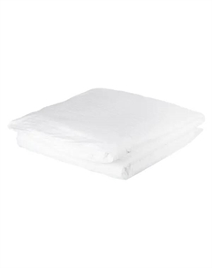 Пододеяльник 175x215 см страйп-сатин цвет белый Inspire