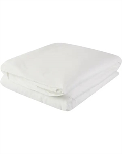 Пододеяльник 175x215 см сатин цвет белый Inspire