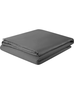 Пододеяльник 175x215 см сатин цвет графит Inspire