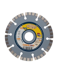 Диск алмазный по бетону и кирпичу HC211 сегментный 125x22.2x2.3 мм Dexter
