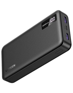 Внешний аккумулятор (Power Bank) UGREEN PB312, 20000мAч, серый Ugreen