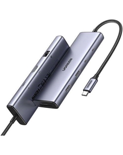 Порт-репликатор CM498, серый Ugreen