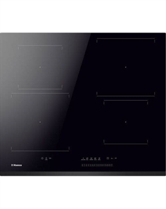 Индукционная варочная поверхность Hansa BHI67116, конфорок: 4 шт., стеклокерамика, независимая, черный