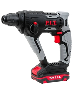 Аккумуляторный перфоратор PBH20H-18A/1 (20В, 1,4Дж, 2реж, макс Ø18мм, 1акб 2Ач, ЗУ, кейс) P.i.t.