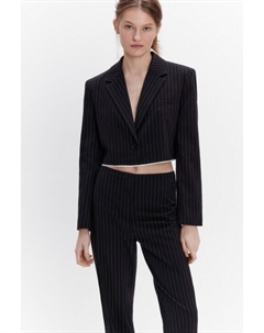 Жакет костюмный укороченный в полоску Befree