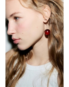 Серьги-продевки в виде вишенок Befree