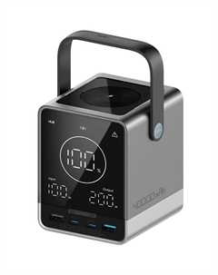 Внешний аккумулятор Cuktech P01CT 300W 40000 мАч Silver Grey