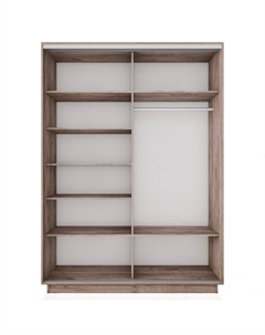 Корпус шкафа-купе Экспресс 2 1200х2200х600мм дуб табачный ЛДСП Е1