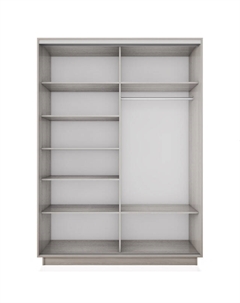 Корпус шкафа-купе Экспресс 2 1600х2200х600мм ясень шимо светлый ЛДСП Е1