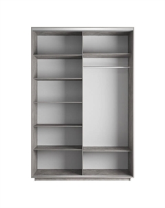 Корпус шкафа-купе Экспресс 1400х2200х600 Бетон/ЛДСП Е1