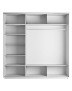 Корпус шкафа-купе Экспресс 1800х2200х600мм Белый снег/ЛДСП Е1