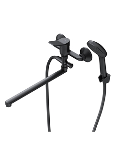 Смеситель для ванны и душа X-Joy F85A90122 черный матовый Am.pm.