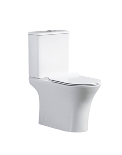 Унитаз напольный SIERRA NEW SRN31126DP белый, с крышкой микролифт Olive's