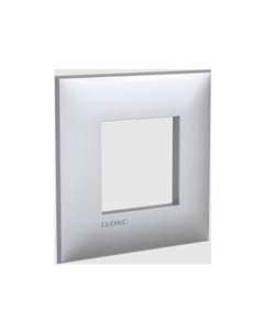 Рамка DKC ARTLEBEDEV Avanti, горизонтальная и вертикальная, 1-пост, 2-модуля, серый (4404902) Dkc