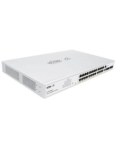 Коммутатор WI-PCMS328GF v2, управляемый, кол-во портов: 24x1000, кол-во SFP/uplink: combo RJ-45/SFP 4x1 Гбит/с, установка в стойку, PoE: 24x30 Вт (макс. 370 Вт) (WI-PCMS328GF v2) Wi-tek