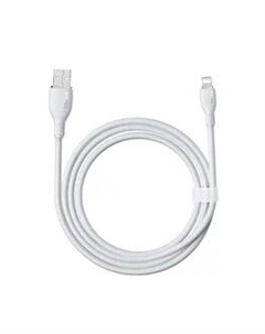 Кабель USB(Am)-Lightning 8-pin(M), экранированный, быстрая зарядка, 2.4А, Power Delivery 20 Вт, 2 м, белый, Baseus Pudding (P10355701221-01)