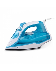Утюг BQ SI1001 2.6 кВт, длина шнура 1.6 м, голубой/белый Bq