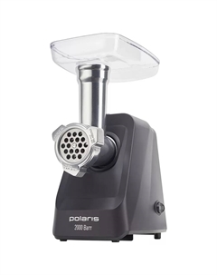 Электрическая мясорубка Polaris PMG 2050 RUS, 2 кВт, 2.5 кг/мин, серый