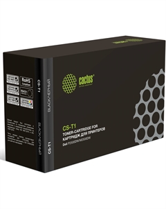 Картридж лазерный Cactus CS-T1 (T1), черный, 3500 страниц, совместимый для Deli P2500DW/M2500DW