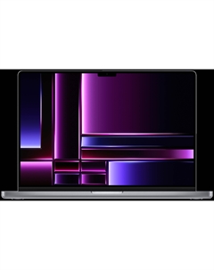 Ноутбук Apple MacBook Pro 16.2" 3456x2234, Apple M2 Pro, 16Gb RAM, 512Gb SSD, MacOS, серый космос (MNW83C/A)