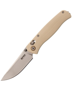 Складной нож SRM Medal 255L-GT, сталь 10Cr15MoV, рукоять G10, белый Srm knives