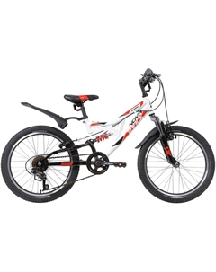 Детский велосипед Shark 20 6sp, год 2020, цвет Белый Novatrack