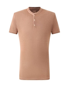 Футболка-хенли изо льна и хлопка 120% lino