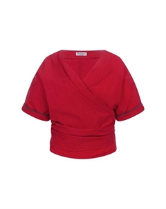 Хлопковый топ Brunello cucinelli