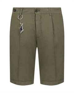 Шорты из хлопка и льна Paul & shark