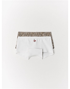 Набор из 2 трусов-шортиков для девочек Sela