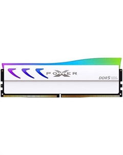 Оперативная память Xpower Storm SP016GXLWU60CFSL DDR5 - 1x 16ГБ 6000МГц, DIMM, White, Ret Silicon power