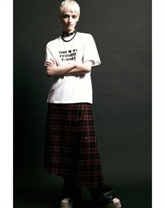 Юбка асимметричная с запахом и открытыми срезами Befree