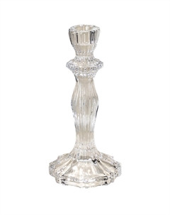 Подсвечник Ice 10х10х20,3см стекло Lefard