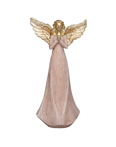 Фигурка Ангел 8,5х5,5х16см полистоун бежевая Lefard