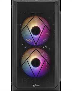 Корпус Cs-107 Plus, mATX, Mini-Tower, USB 3.0, RGB подсветка, черный, без БП (Cs-107 Plus Black) Formula v