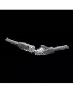 Патч-корд FTP кат.5e, 1.5 м, RJ45-RJ45, серый, экранированный, LSZH, (-FU4-5E-015-LST-GY) Snr