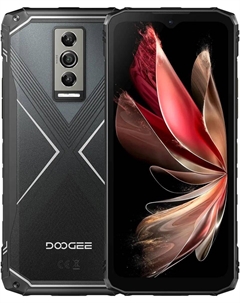 Смартфон DOOGEE Blade 10 Pro, 6.56" 1612x720 IPS, Unisoc Tiger T606, 6Gb RAM, 256Gb, 3G/4G, NFC, Wi-Fi, BT, 3xCam, 2-Sim, 5.15 А·ч, USB Type-C, Android 14, черный/серебристый, ударопрочный корпус (DOO Doogee