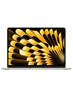 Ноутбук Apple MacBook Air 13.6'' M4, 16Гб/512Гб, 10CPU/10GPU, Starlight, английская клавиатура