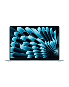 Ноутбук Apple MacBook Air 15.3'' M4, 32 ГБ/512 ГБ, 10CPU/10GPU, Sky Blue, английская клавиатура