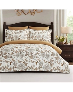 Постельное Белье из Сатина Exclusive 1,5 Сп. 160x220 Cherish Белый Arya home collection