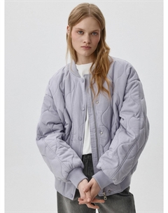 Стеганый бомбер из смесового лиоцелла Sela