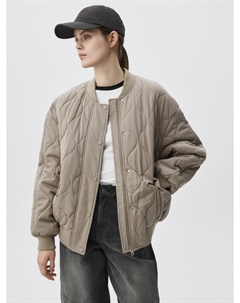 Стеганый бомбер из смесового лиоцелла Sela