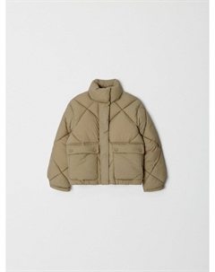 Дутая куртка с воротником для девочек Sela