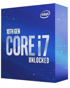 Процессор Core i7-10700K BX8070110700K Comet Lake 8C/16T 3.8-5.1GHz (LGA1200, DMI 8GT/s, L3 16MB, UHD Graphics 630 1.2GHz, 14nm, 95W) Box Intel
