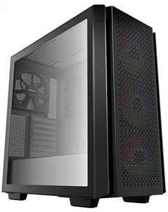 Корпус eATX CG560 черный, без БП, боковое окно закаленное стекло, 2*USB 3.0, audio Deepcool