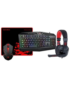 Набор S101-BA 78382 мышь+клавиатура+гарнитура+ков. Redragon