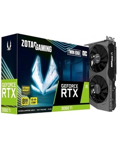 Видеокарта PCI-E GeForce RTX 3060 Ti Twin Edge OC LHR (ZT-A30610H-10MLHR) 8GB GDDR6 256bit 8nm 1410/14000MHz HDMI/3*DP RTL Zotac